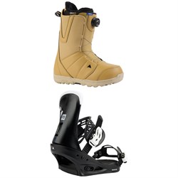 Burton Moto Boa Snowboard Boots ​+ Freestyle Snowboard Bindings 2023
