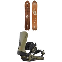 Arbor Clovis Camber Snowboard ​+ Union Atlas Snowboard Binding 2023
