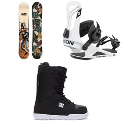 DC Star Wars Boba Fett Ply Snowboard ​+ Union Flite Pro Snowboard Bindings ​+ DC Phase Snowboard Boots 2023