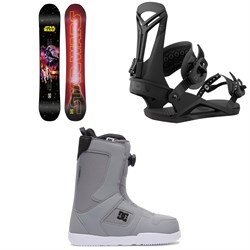DC Star Wars Dark Side Ply Snowboard ​+ Union Flite Pro Snowboard Bindings ​+ DC Phase Boa Snowboard Boots 2023