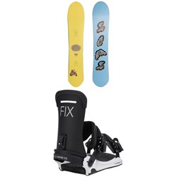Sims Nub Snowboard ​+ Fix Opus Ltd Snowboard Bindings - Women's 2023