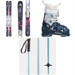 Atomic Maven 83 Skis ​+ M10 GW Bindings ​+ Hawx Prime 95 W Ski Boots - Women's ​+ evo Merge Ski Poles 2023