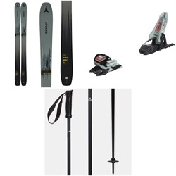 Atomic Maverick 100 Ti Skis ​+ Marker Griffon 13 ID Ski Bindings ​+ evo Merge Ski Poles 2023