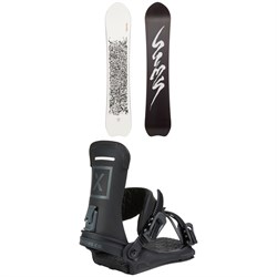 Sims x evo UAP Snowboard 2024 ​+ Fix Yale Ltd Snowboard Bindings 2023