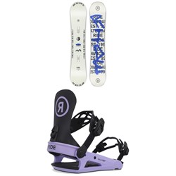 Ride Saturday Snowboard ​+ CL-4 Snowboard Bindings - Women's 2023