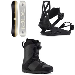 Ride Agenda Snowboard ​+ C-4 Snowboard Bindings ​+ Anthem Snowboard Boots