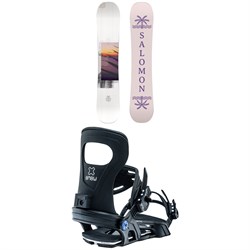 Salomon Lotus Snowboard ​+ Bent Metal Metta Snowboard Bindings - Women's