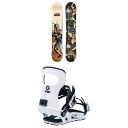 DC Star Wars Boba Fett Ply Snowboard 2023 ​+ Bent Metal Joint Snowboard Bindings 2023