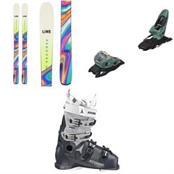 Line Skis Pandora 94 Skis - Women's ​+ Marker Squire 11 Ski Bindings ​+ Atomic Hawx Ultra 95 S W GW Ski Boots - Women's 2023