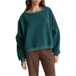 Rhythm Reverse Slouch Fleece Sweatshirt - Women's