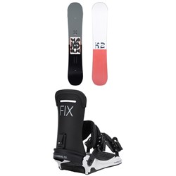 K2 Cold Shoulder Snowboard ​+ Fix Opus Ltd Snowboard Bindings - Women's