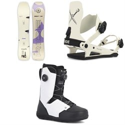 Ride Warpig Snowboard ​+ C-6 Snowboard Bindings ​+ Lasso Boa Snowboard Boots