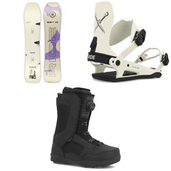 Ride Warpig Snowboard ​+ C-6 Snowboard Bindings ​+ Jackson Snowboard Boots 2023