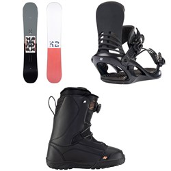 K2 Cold Shoulder Snowboard ​+ Cassette Snowboard Bindings ​+ Haven Snowboard Boots - Women's 2023