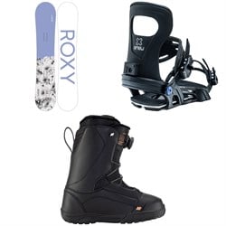 Roxy Dawn Snowboard ​+ Bent Metal Metta Snowboard Bindings ​+ K2 Haven Snowboard Boots - Women's 2023