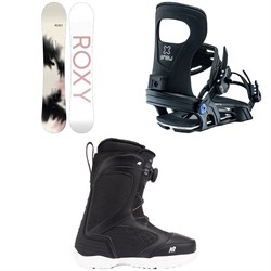 Roxy Raina LTD Snowboard ​+ Bent Metal Metta Snowboard Bindings ​+ K2 Benes Snowboard Boots - Women's