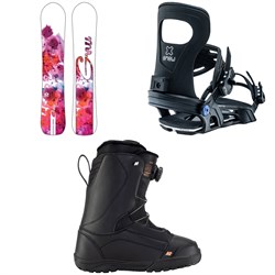 GNU Chromatic BTX Snowboard ​+ Bent Metal Metta Snowboard Bindings ​+ K2 Haven Snowboard Boots - Women's