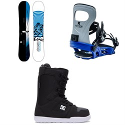GNU GWO BTX Snowboard ​+ Bent Metal Joint Snowboard Bindings ​+ DC Phase Snowboard Boots