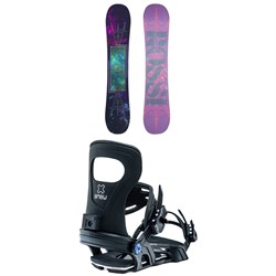 Rossignol Meraki Snowboard ​+ Bent Metal Metta Snowboard Bindings - Women's