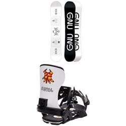 GNU Riders Choice Asym C3 Snowboard ​+ Bent Metal Axtion Snowboard Bindings 2024