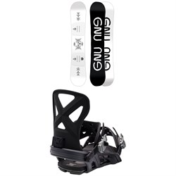 GNU Riders Choice Asym C3 Snowboard ​+ Bent Metal Cor-Pro Snowboard Bindings 2024