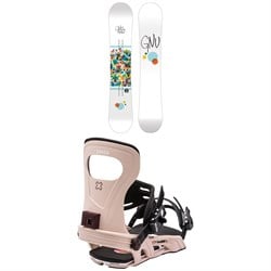 GNU B-Nice BTX Snowboard ​+ Bent Metal Metta Snowboard Bindings - Women's 2024