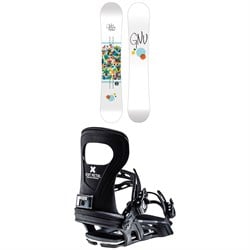 GNU B-Nice BTX Snowboard ​+ Bent Metal Bolt Snowboard Bindings - Women's 2024