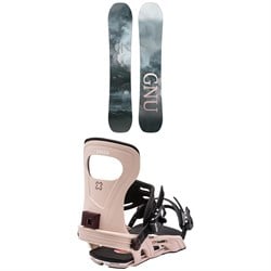 GNU Frosting C2 Snowboard ​+ Bent Metal Metta Snowboard Bindings - Women's 2024
