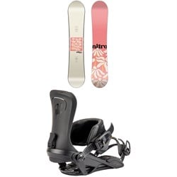 Nitro Mercy Snowboard ​+ Poison Snowboard Bindings - Women's 2024