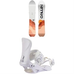 Nitro Drop Snowboard ​+ Ivy Snowboard Bindings - Women's 2024