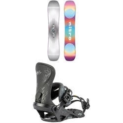 Nitro Optisym Snowboard ​+ Ivy Snowboard Bindings - Women's 2024