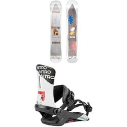 Nitro Cheap Thrills Snowboard ​+ Rambler Snowboard Bindings 2024