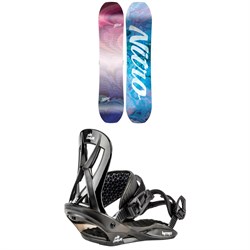 Nitro Spirit Snowboard ​+ Mini Charger Snowboard Bindings - Kids' 2024