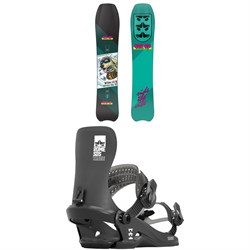 Rome Service Dog Snowboard ​+ Trace Snowboard Bindings 2024
