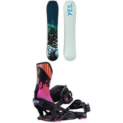 Yes. Hybrid Snowboard ​+ Now Yes. Collab Snowboard Bindings 2024