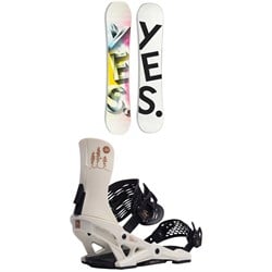 Yes. Basic Snowboard ​+ Now Vetta Snowboard Bindings - Women's 2024