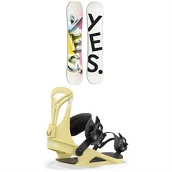 Yes. Basic Snowboard ​+ Union Rosa Snowboard Bindings - Women's 2024