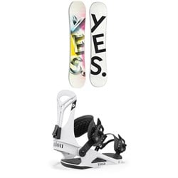 Yes. Basic Snowboard ​+ Union Rosa Snowboard Bindings - Women's 2024