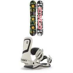 DC AW Biddy Snowboard ​+ Union Ultra Snowboard Bindings - Women's 2024