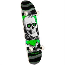 Powell Peralta Ripper One Off Silver​/Green Birch 8.0 Skateboard Complete