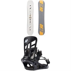 K2 Afterblack Snowboard ​+ Indy Snowboard Bindings 2024