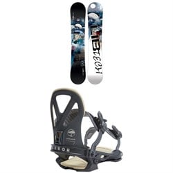 Lib Tech Skate Banana BTX Snowboard - Blem ​+ Arbor Hemlock LTD Snowboard Bindings