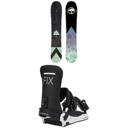 Arbor Veda Camber Snowboard ​+ Fix Opus Ltd Snowboard Bindings - Women's