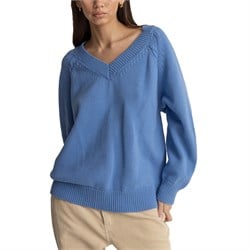 Rhythm Moonstone Oversized V Neck Sweater - Women's