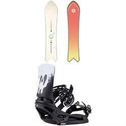Burton Family Tree Short Stop Snowboard ​+ Cartel X EST Snowboard Bindings 2024
