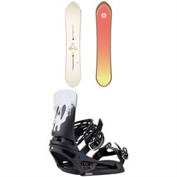 Burton Family Tree Power Wagon Snowboard ​+ Cartel X EST Snowboard Bindings 2024