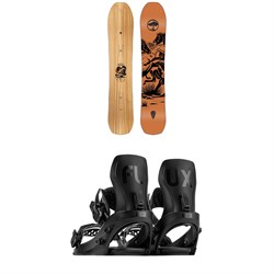 Arbor Carter Camber Snowboard ​+ Flux CV Snowboard Bindings 2024