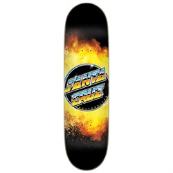 Santa Cruz Chrome Dot Flame Everslick 8.5 Skateboard Deck
