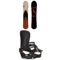 Never Summer Harpoon Snowboard ​+ Season Universal Snowboard Bindings 2024