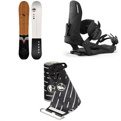 Arbor Veda Camber Splitboard ​+ Union Charger Splitboard Bindings ​+ Arbor Swoon​/Veda Splitboard Skins 2024